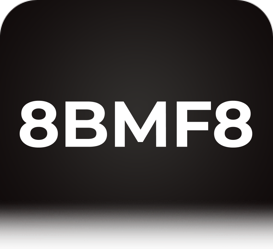 8BMF8 Casino official logo on My Casino Scout dark card background